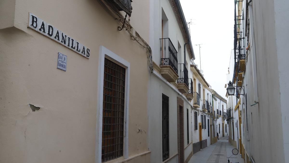 Vista general de la calle Badanillas en Córdoba.