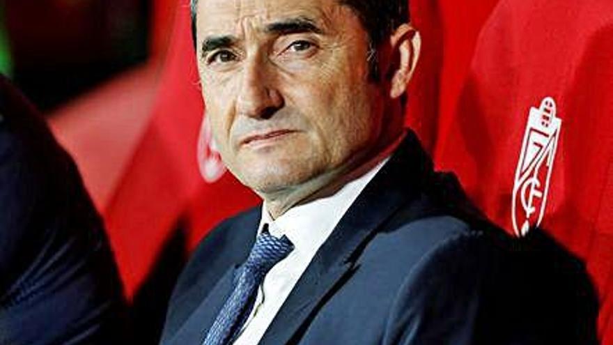 Ernesto Valverde, el pasado sábado en Granada.