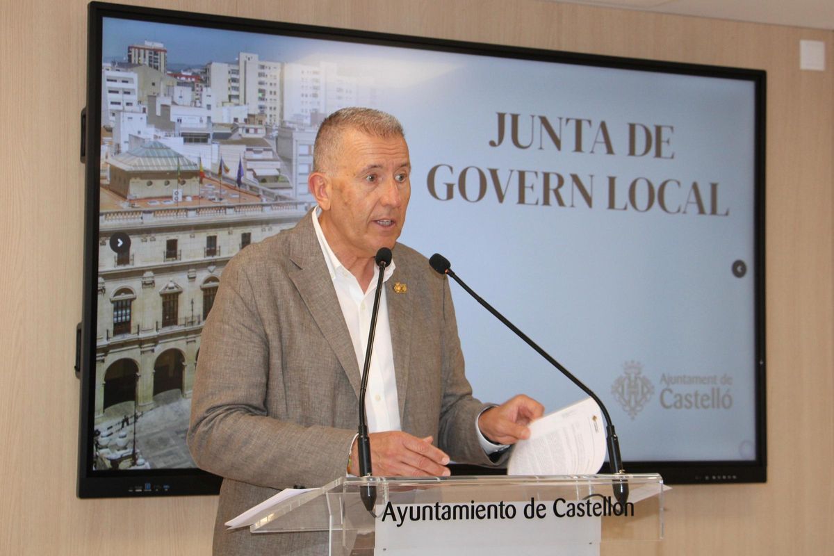 Vicent Sales, portavoz del equipo de gobierno municipal de Castelló.