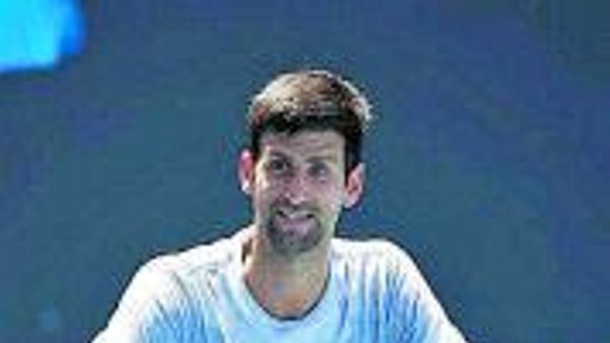 Djokovic, a Australia sin vacunar