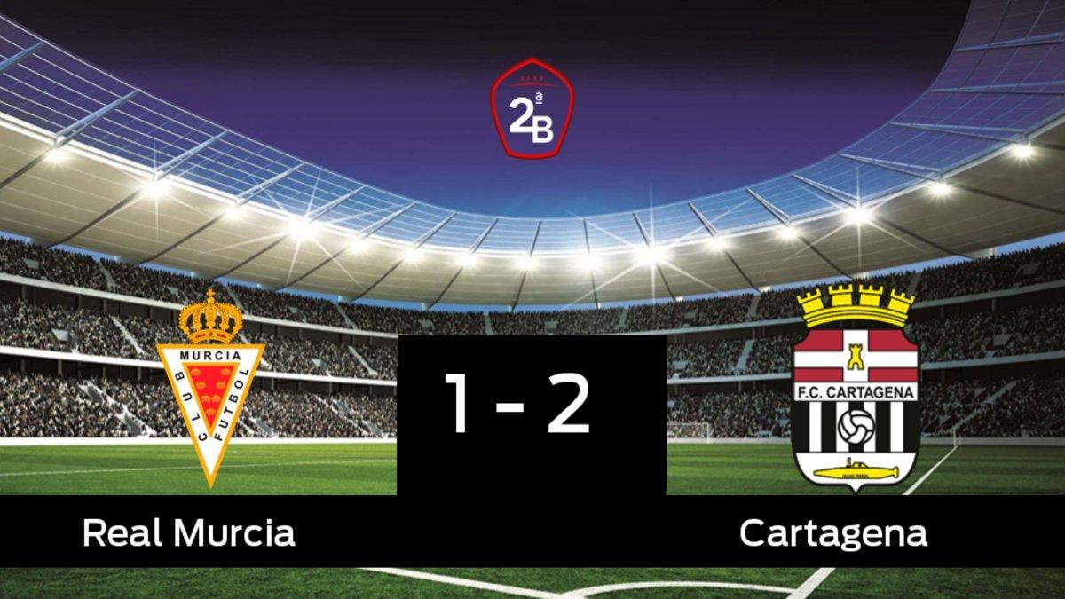 El Cartagena doblegó al Real Murcia por 1-2