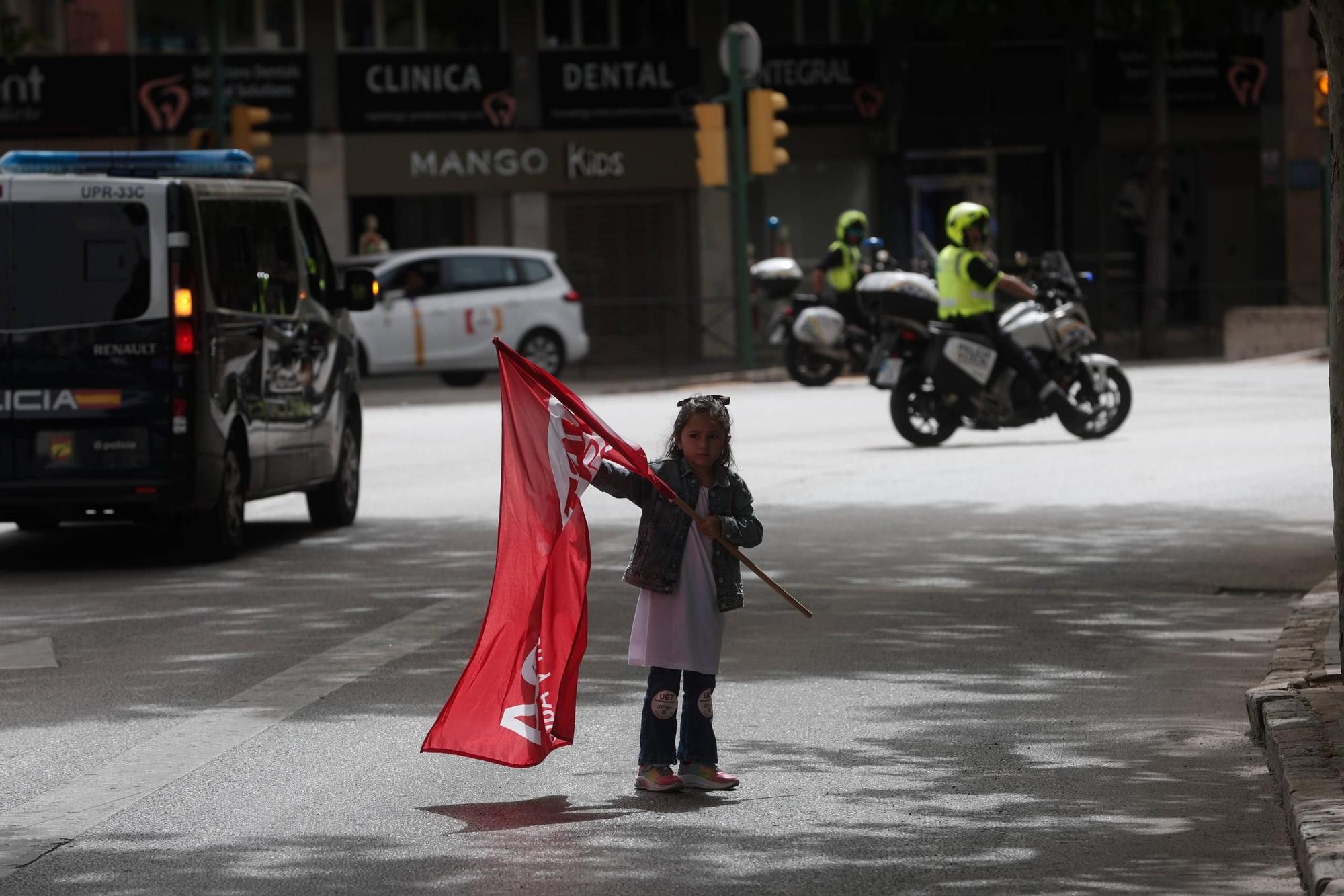 Manifestación del Día del Trabajador en Palma