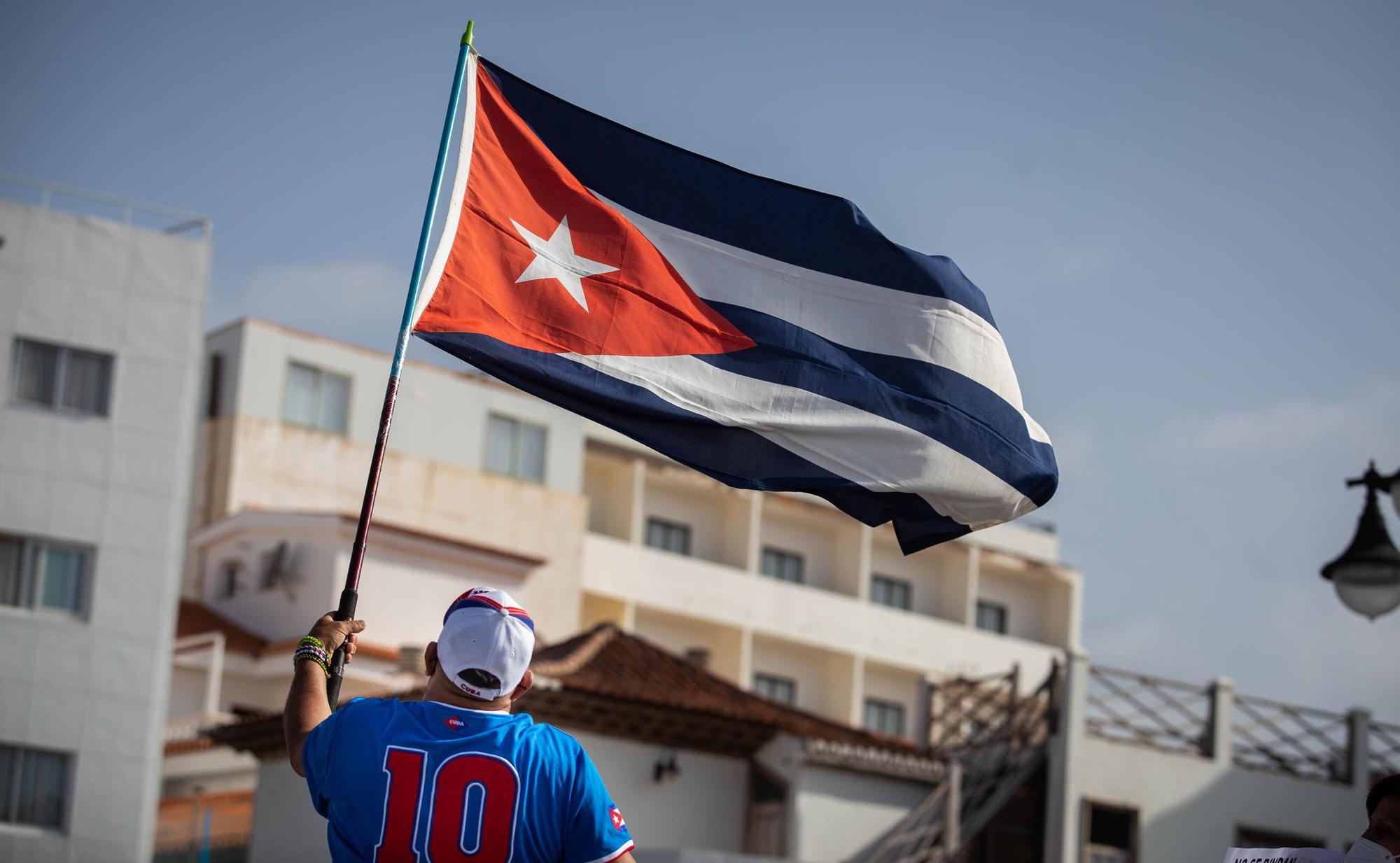 Manifestación por una Cuba libre