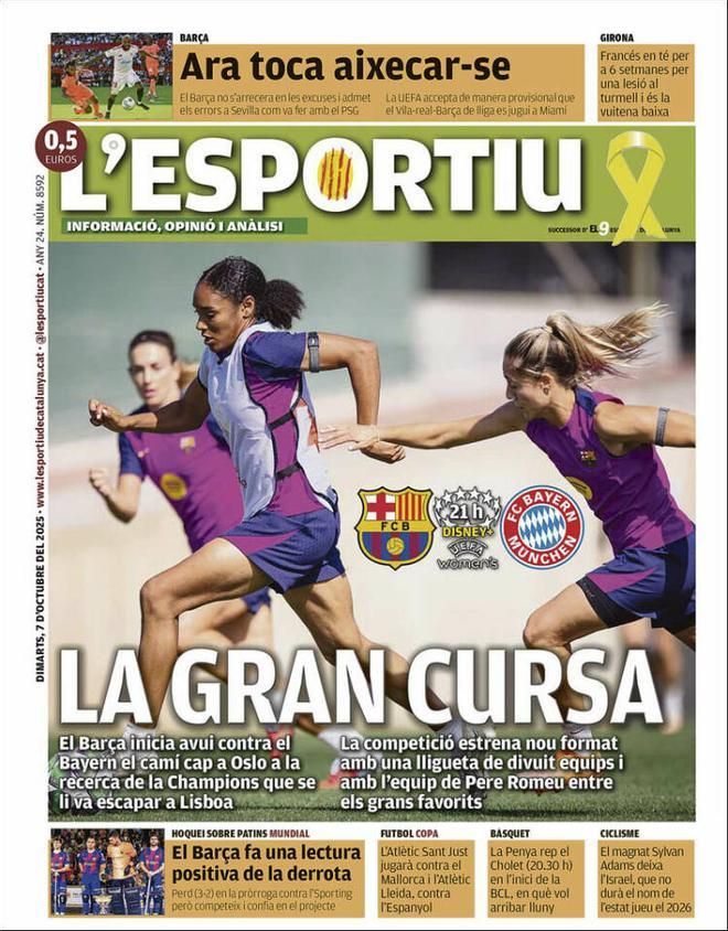 Estas son las portadas de la prensa deportiva de hoy