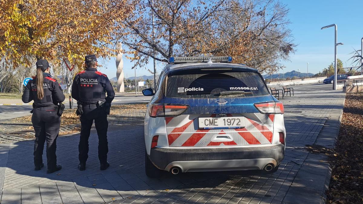 Una patrulla de Mossos hace unos días