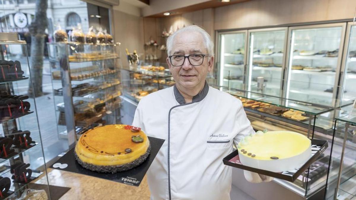 El presidente del Gremi dels Patissiers, Antoni Bellart.