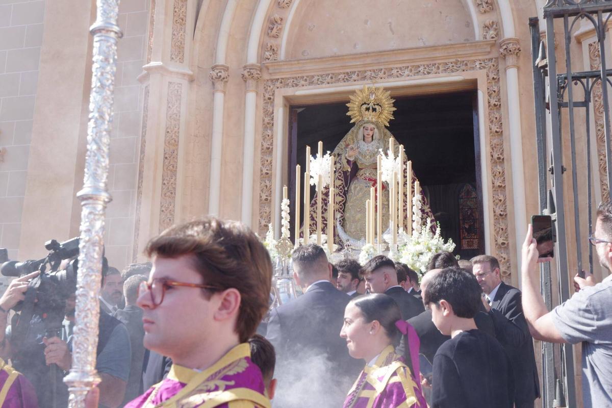 Procesión de la Virgen de la Trinidad Coronada, en imágenes