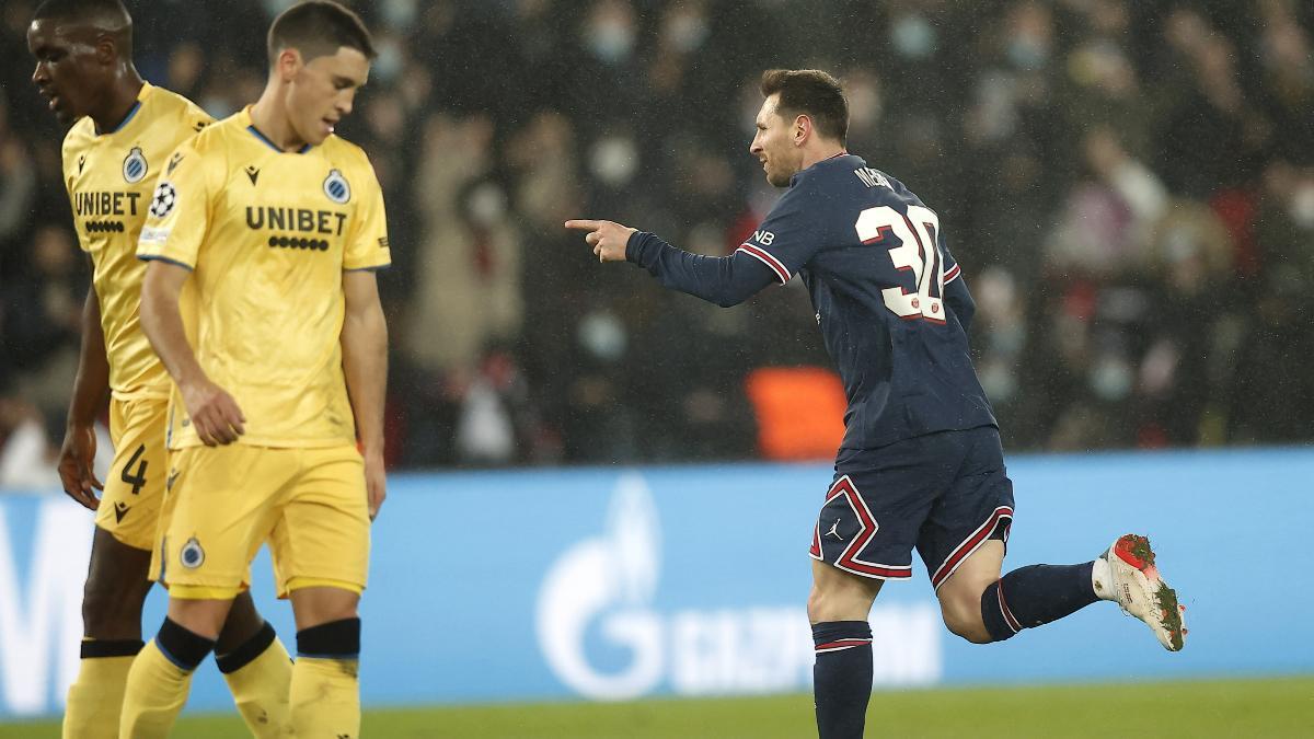 ¡Pero que barbaridad Leo! Messi se luce con este golazo: Su doblete ante el Brujas