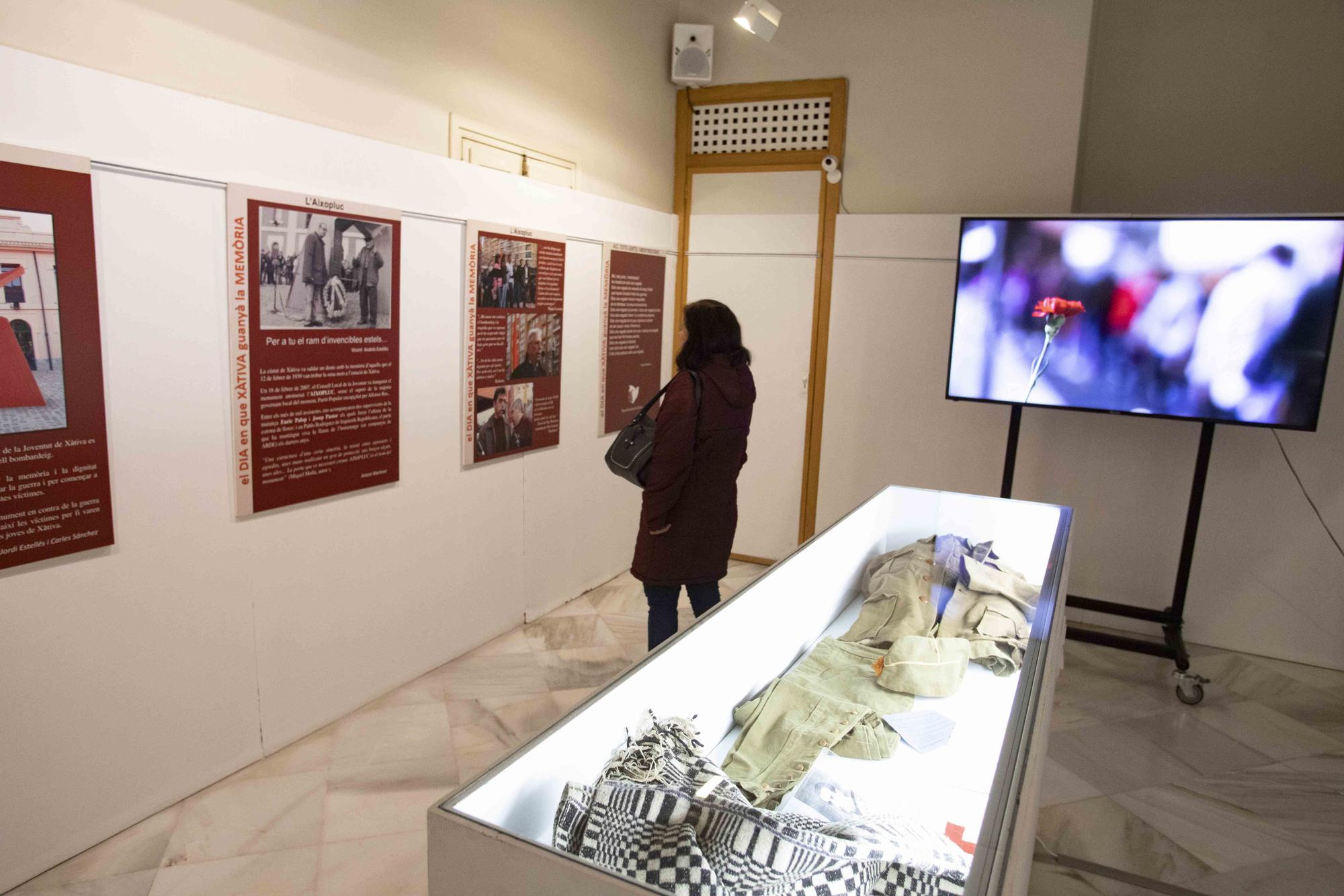 La Casa de Cultura de Xàtiva acoge dos exposiciones de memoria histórica