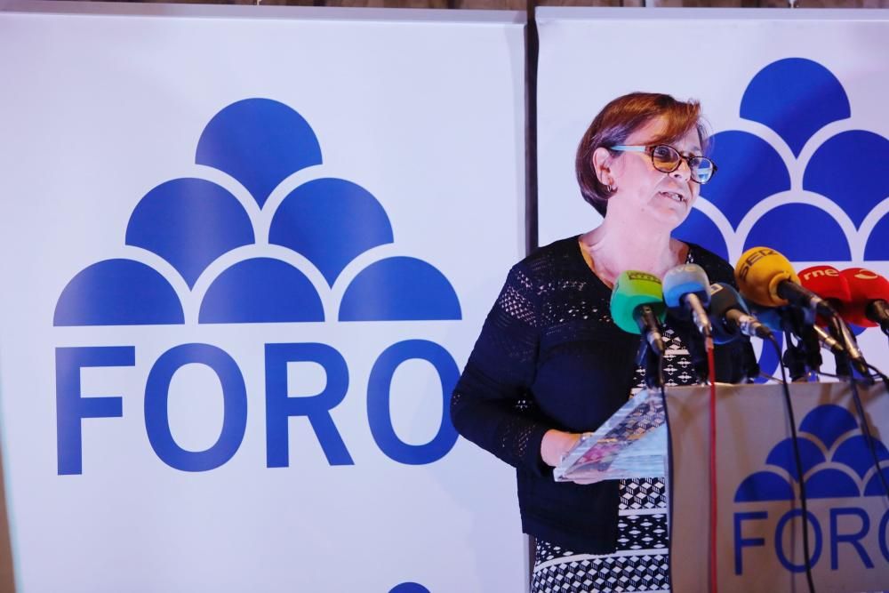 Carmen Moriyón pretende la presidencia de FORO