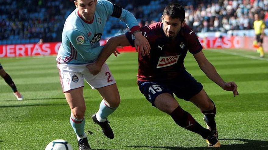 El Celta aleja al Eibar de la zona europea