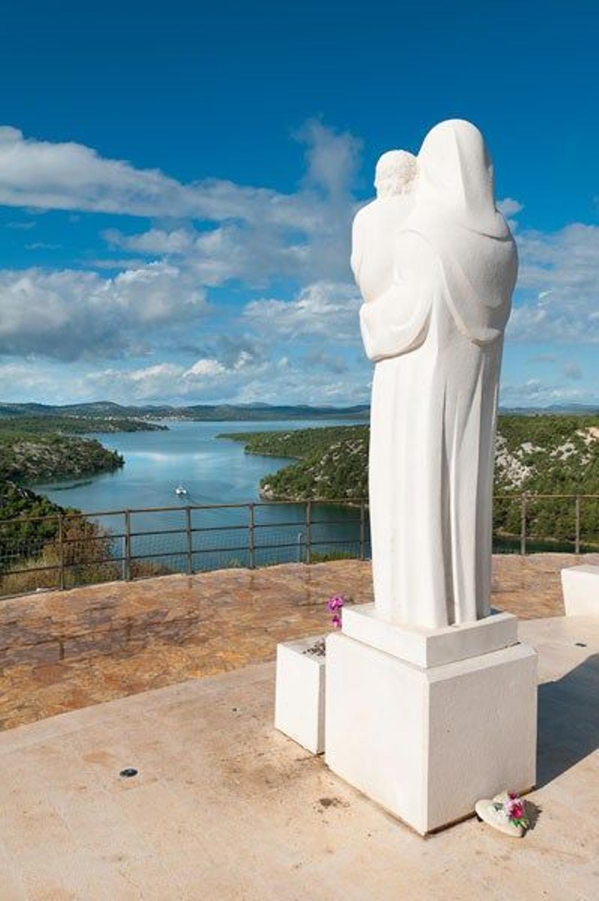 Mirador sobre el río Krka.