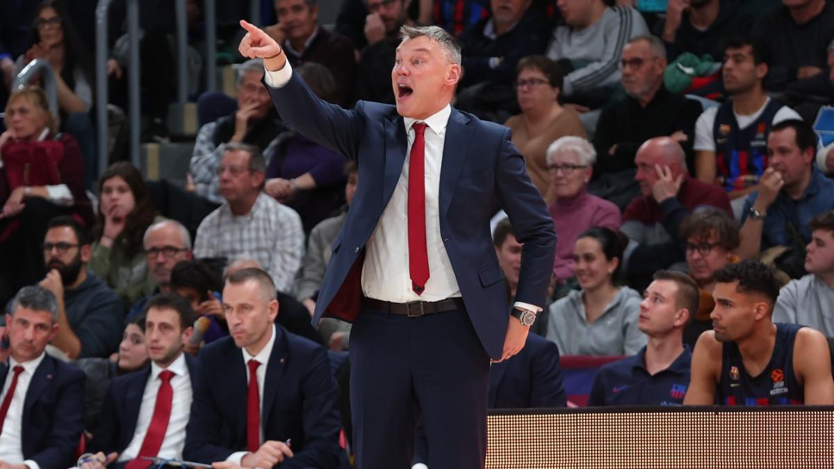 Sarunas Jasikevicius, en su etapa al frente del Barça