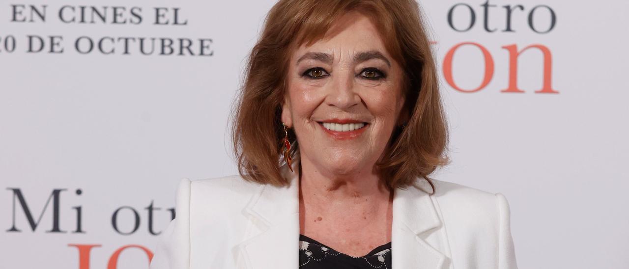 La actriz Carmen Maura, la semana pasada en Madrid