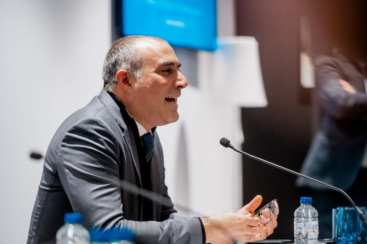 Emanuele Cappellano, COO de Stellantis para Europa, en el Salón del Automóvil de Bruselas.