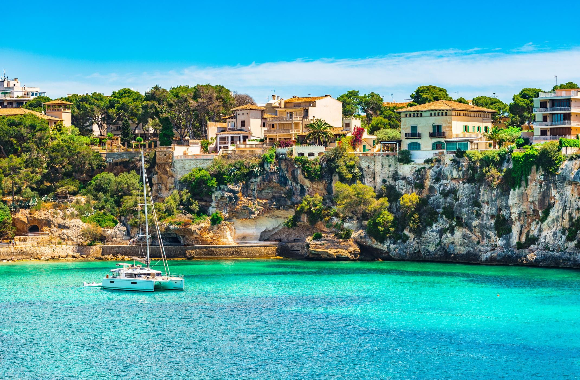 La costa de Porto Cristo, en la isla de Mallorca