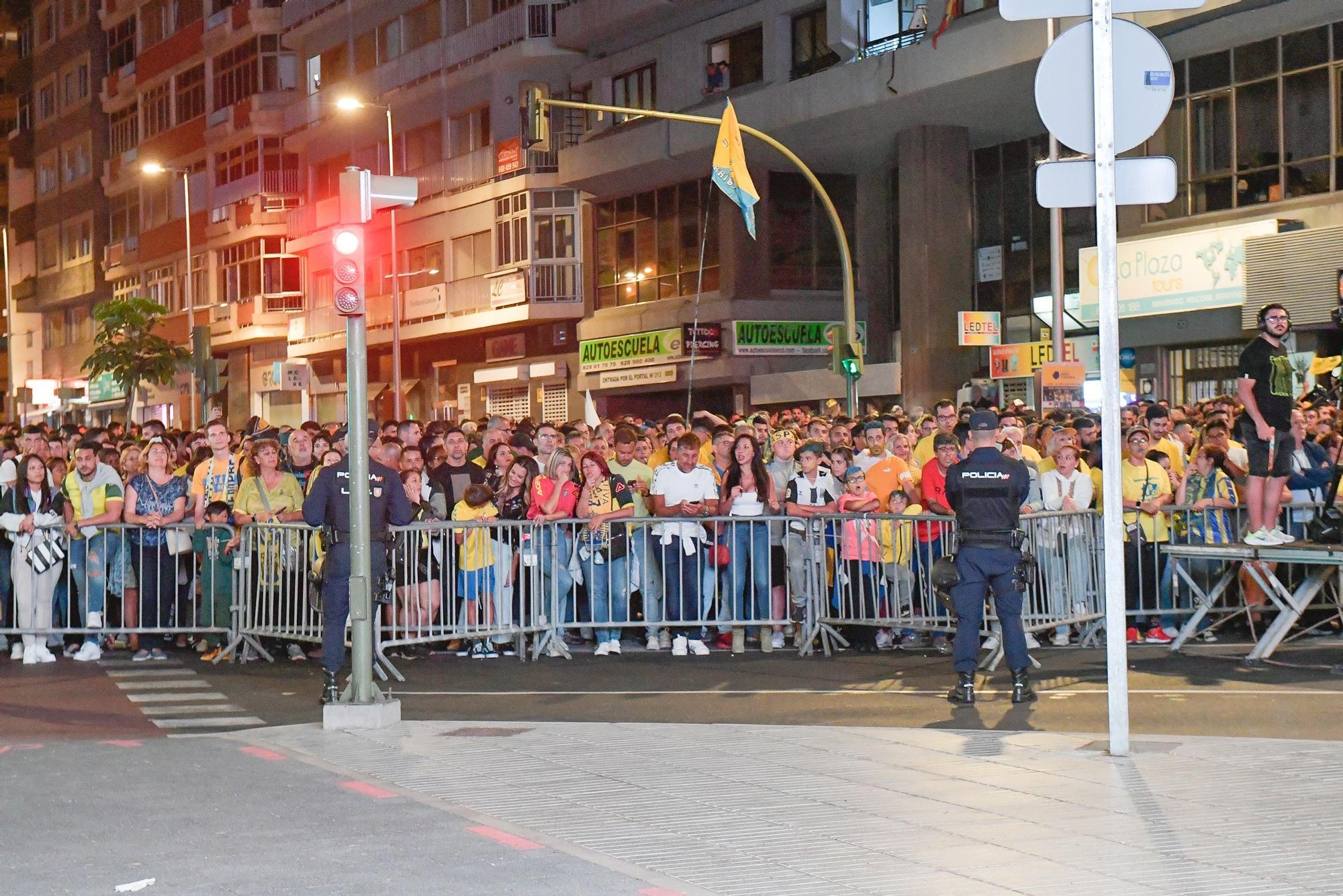 Así fue la celebración por el ascenso de la UD Las Palmas en Mesa y López