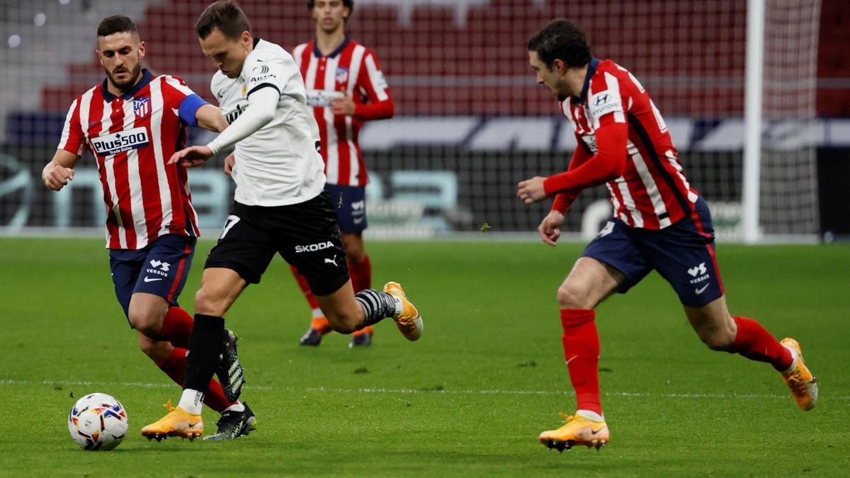 Las imágenes del Atlético de Madrid - Valencia CF