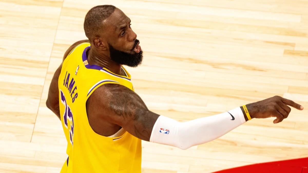 LeBron James, con Los Ángeles Lakers
