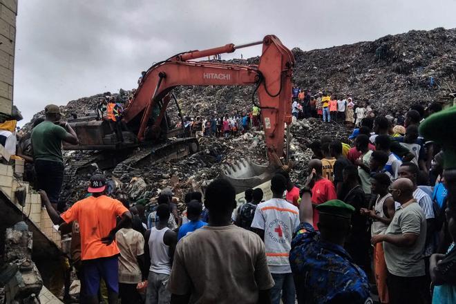 Al menos 30 muertos y 22 heridos por un deslizamiento en un vertedero de Guinea-Conakri