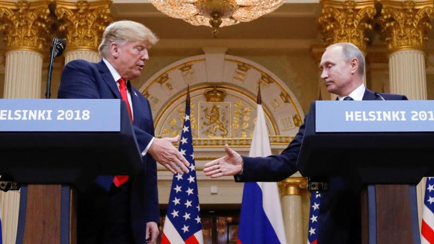 Trump y Putin, en la pasada cumbre de Helsinki.