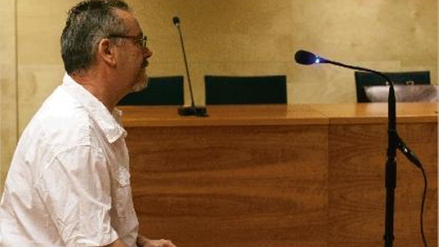 El violador que va embarassar la seva filla, Manuel Muñoz Fúnez, a l&#039;Audiència Provincial de Girona.