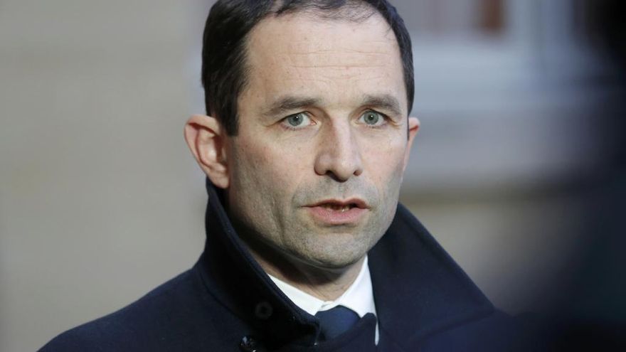 El candidato socialista Benoît Hamon.