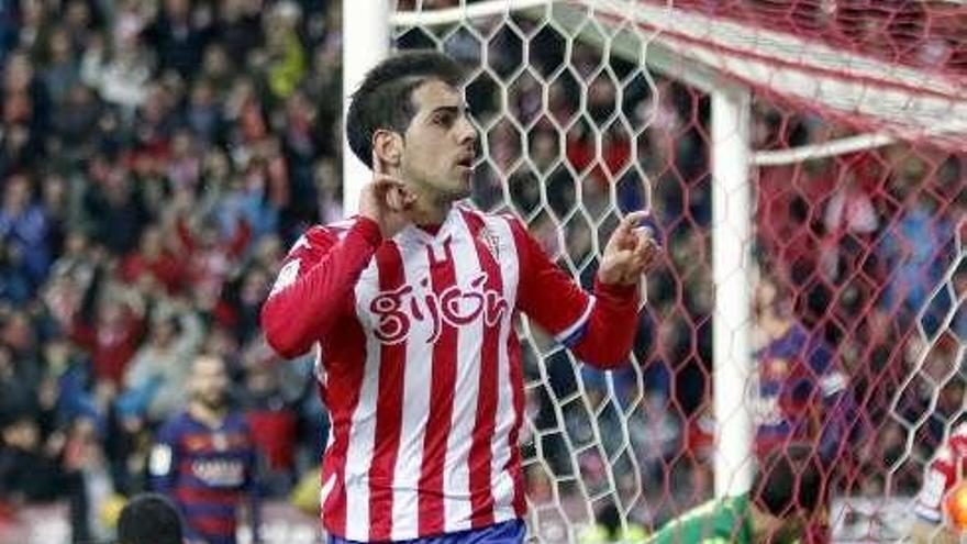 Carlos Castro celebra su gol.