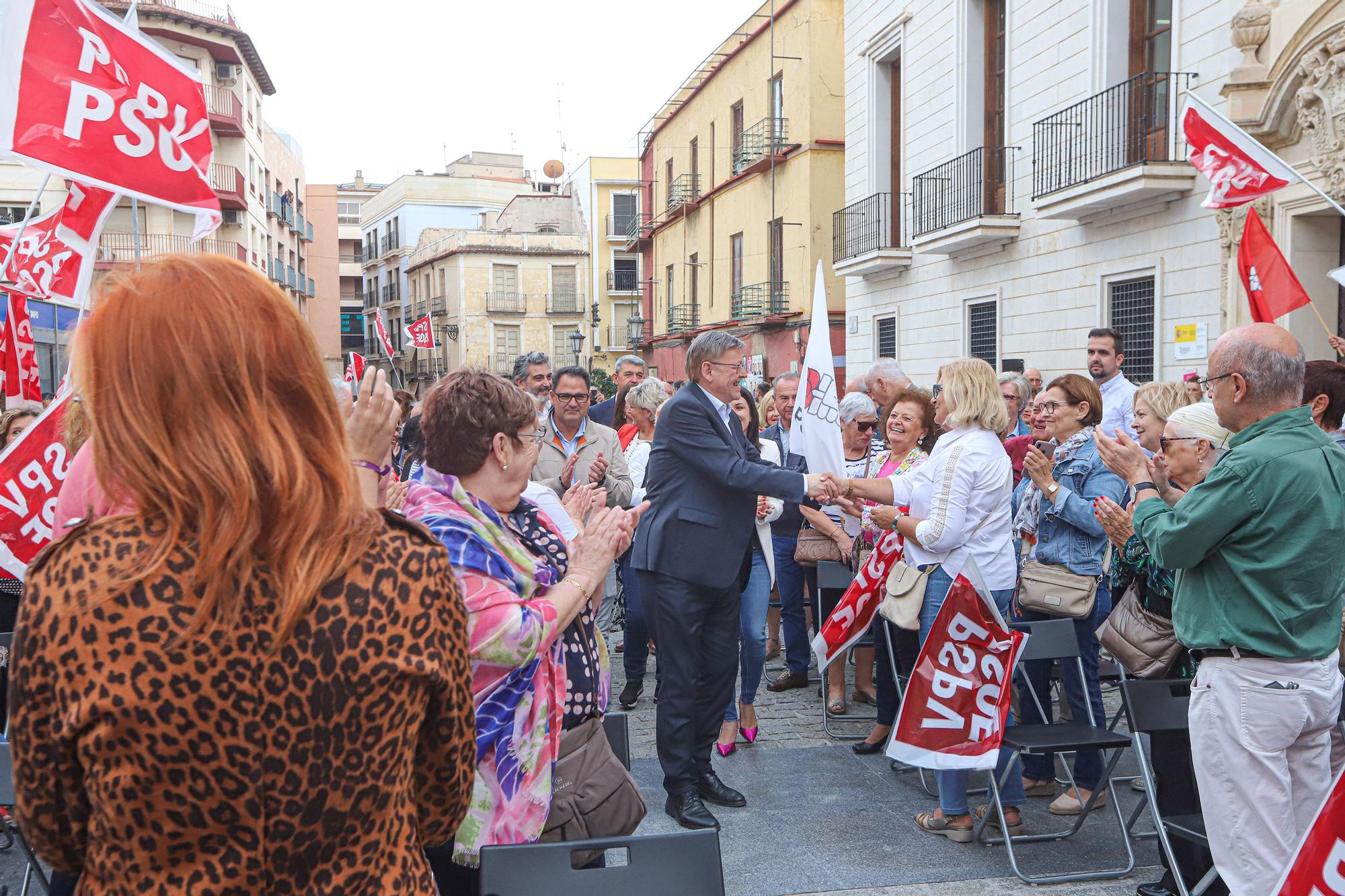 Puig anuncia en Orihuela un recurso contra el auto del trasvase