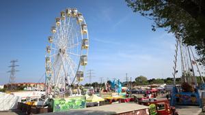 Instalaciones de la Feria de Abril en Tarragona, este fin de semana.