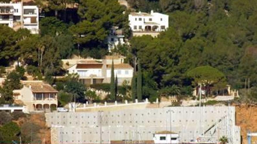 Un jardín vertical tapará el muro del puerto de Xàbia