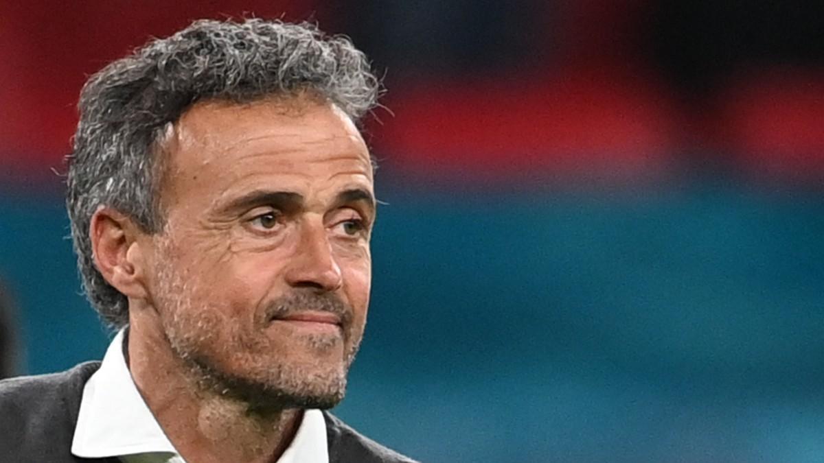 Luis Enrique, entrenador de la selección española