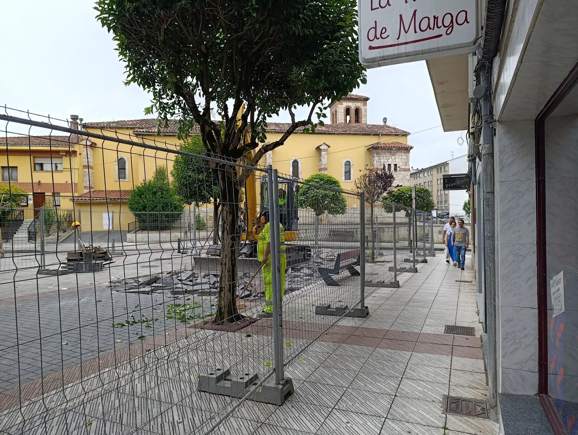 Arranca la reurbanización de la calle Leopoldo Lugones