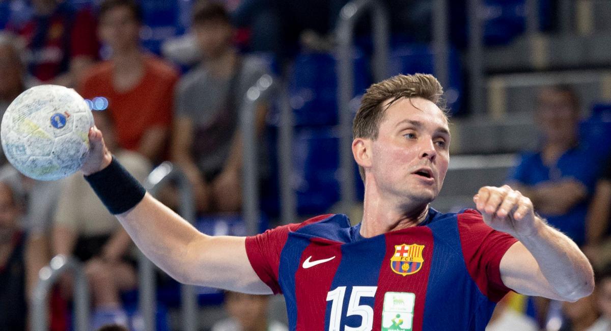 Hampus Wanne llegó al Barça en 2022