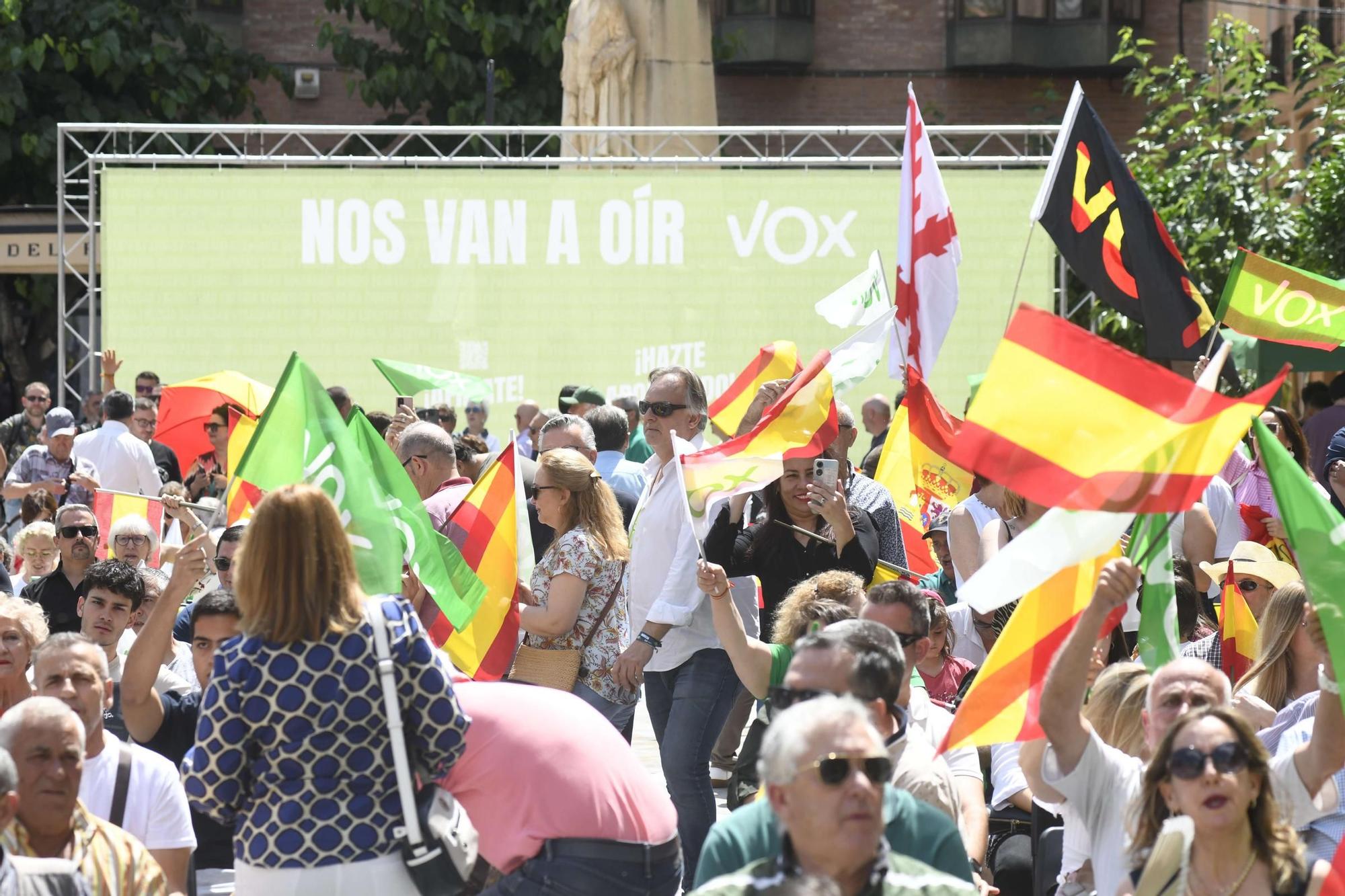 Acto de Santiago Abascal y Jorge Buxadé en Murcia