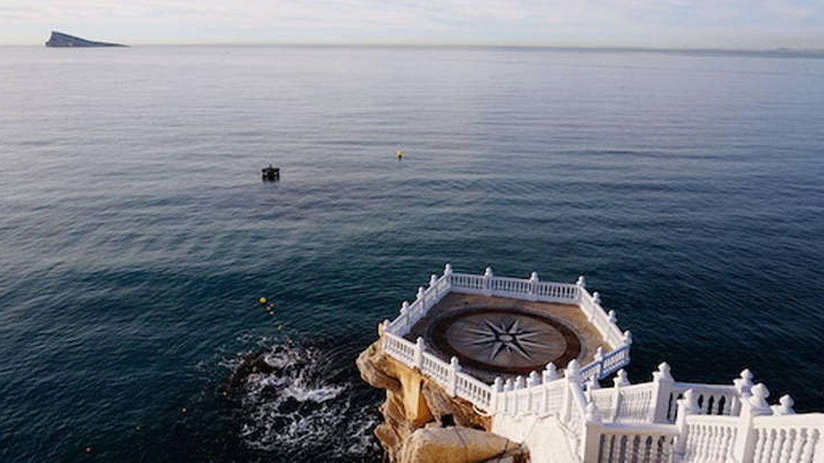 El balcón del Castillo de Benidorm.