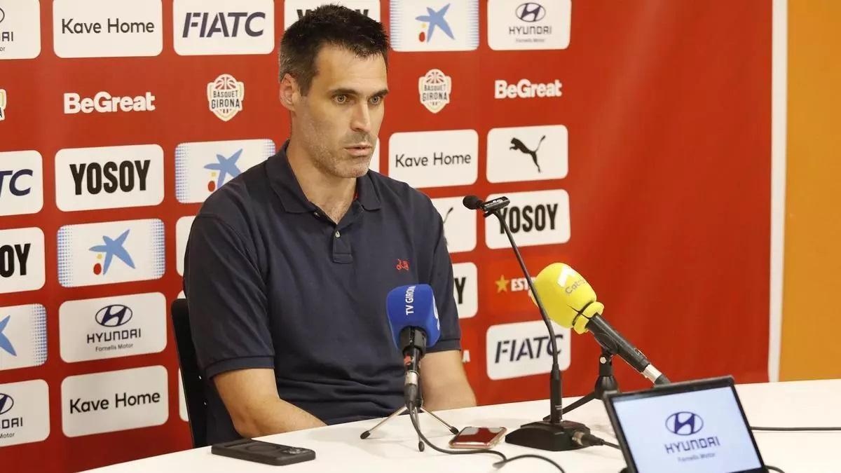 San Emeterio, durante la rueda de prensa de este jueves.