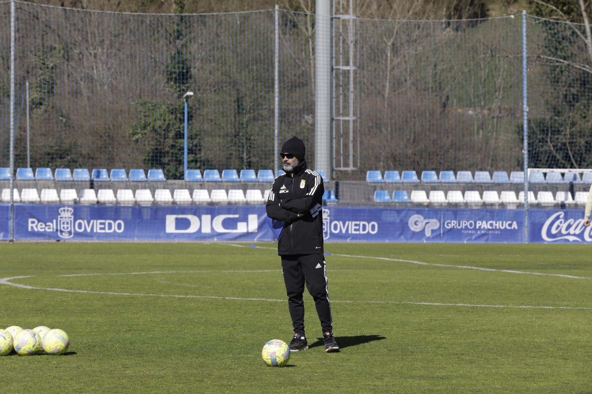 EN IMÁGENES: el entrenamiento del Oviedo