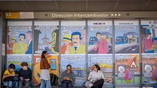 ¿Qué tiene que ver Einstein con el tranvía de Tenerife? Metropolitano lanza una campaña de seguridad dirigida a los jóvenes con el cómic como base