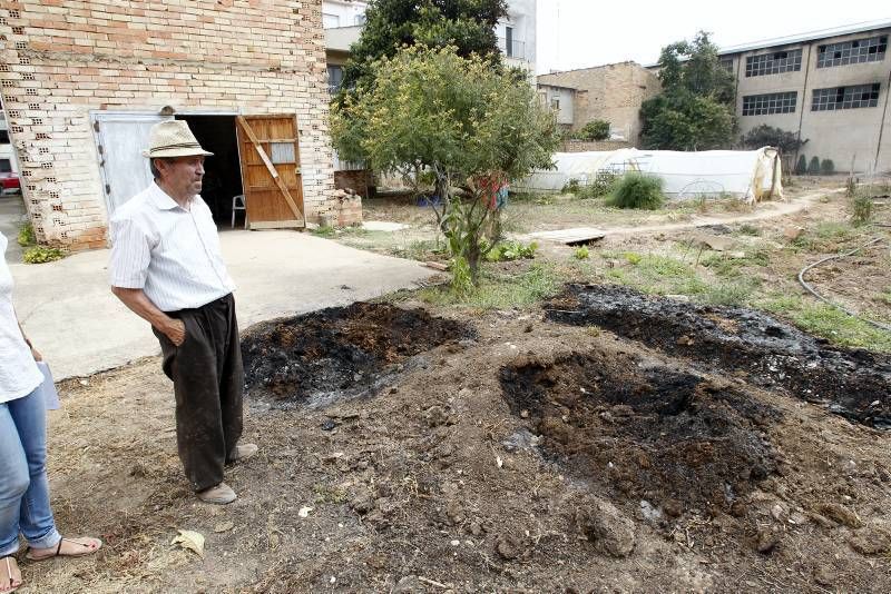 Imágenes del incendio en Alcañiz