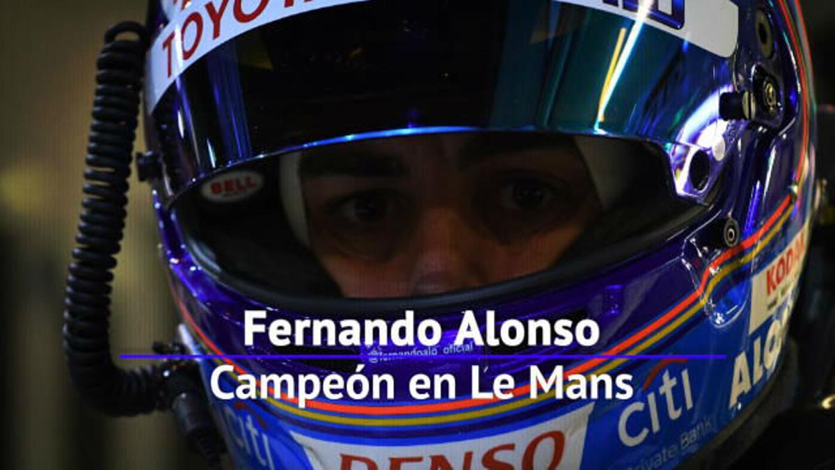Fernando Alonso se corona en Le Mans