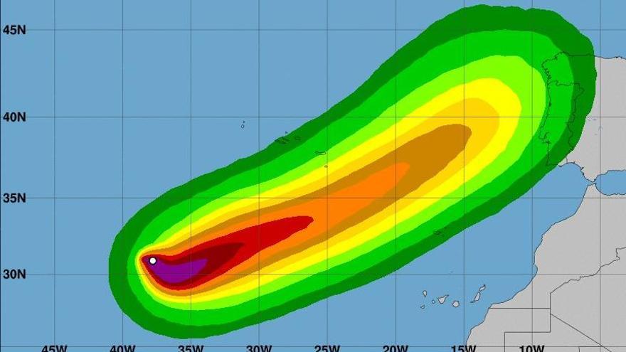 El huracán Ophelia se dirige a Galicia