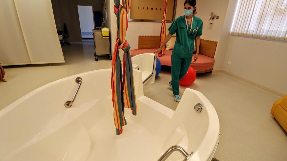 La bañera del hospital Virgen de los Lirios de Alcoy.
