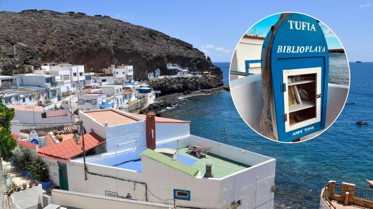 La ‘biblioplaya’ de Gran Canaria que esconde Tufia: “Es el sueño de toda profe y filóloga”
