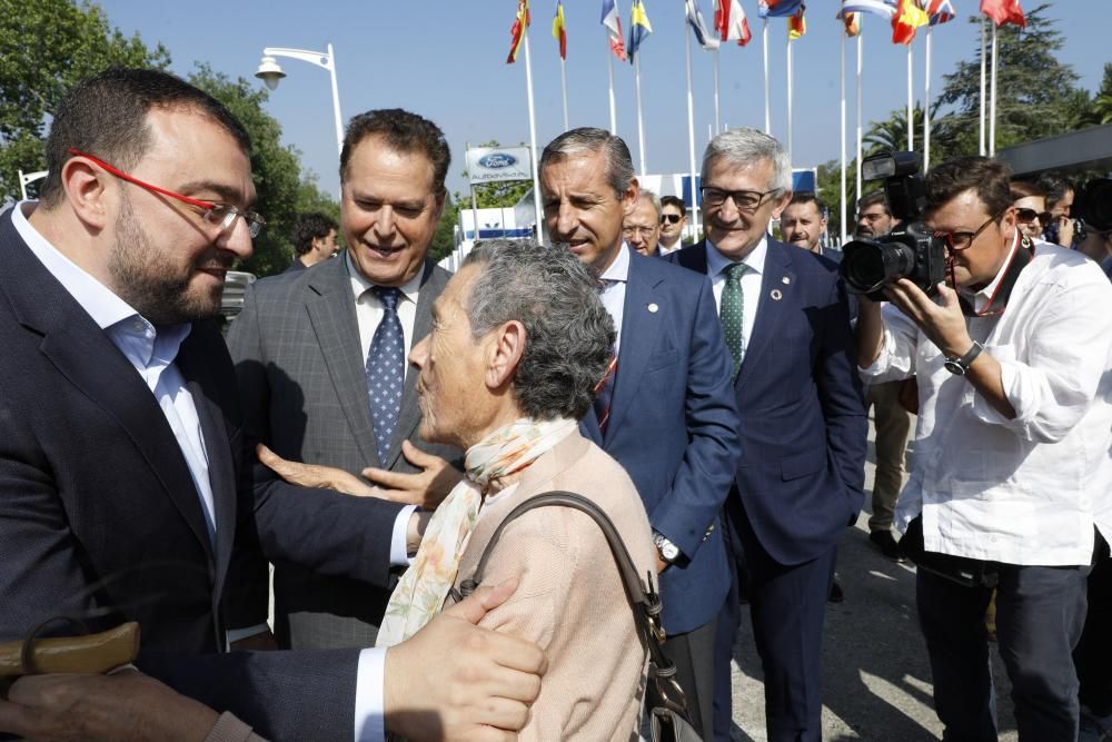 Visita institucional de Adrián Barbón en la FIDMA