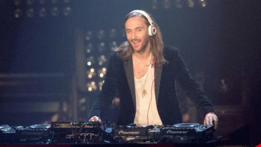 El DJ francés David Guetta durante una actuación