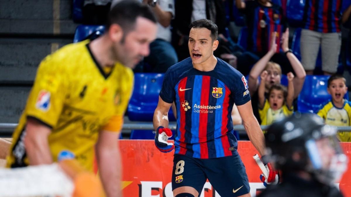 Bargalló celebra uno de los goles