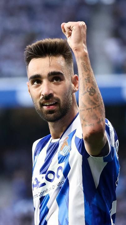 Brais Méndez celebra un gol.