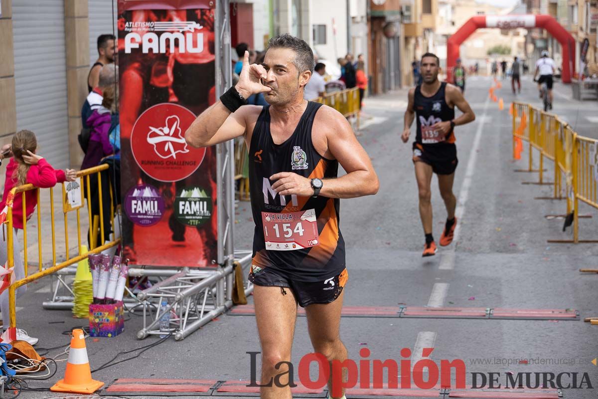 Carrera Popular Urbana y de la Mujer de Moratalla ‘La Villa, premio Marín Giménez (línea de meta)