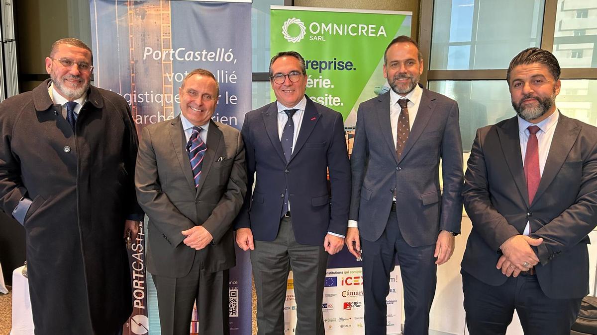 El presidente de PortCastelló, en una de las reuniones mantenidas.